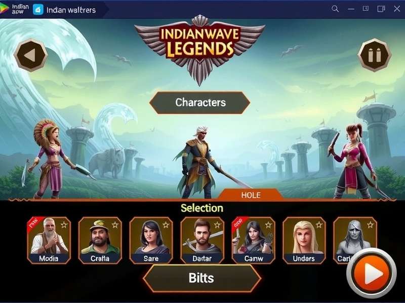 Indian Wave Legends World Map