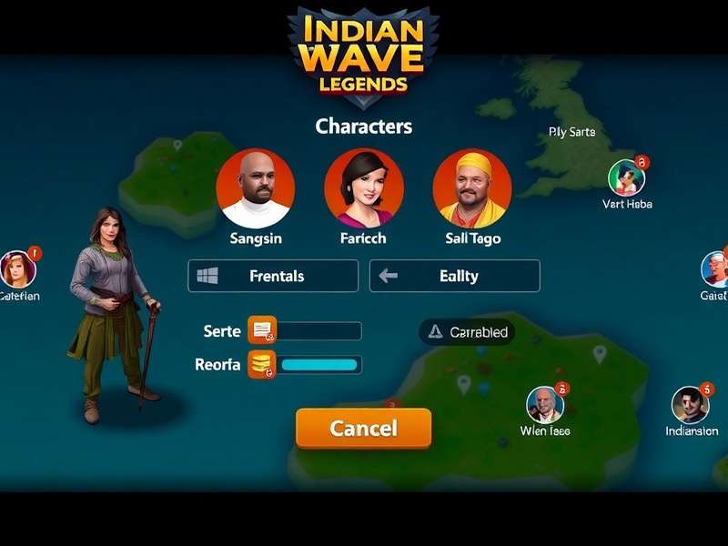 Indian Wave Legends Character Selection